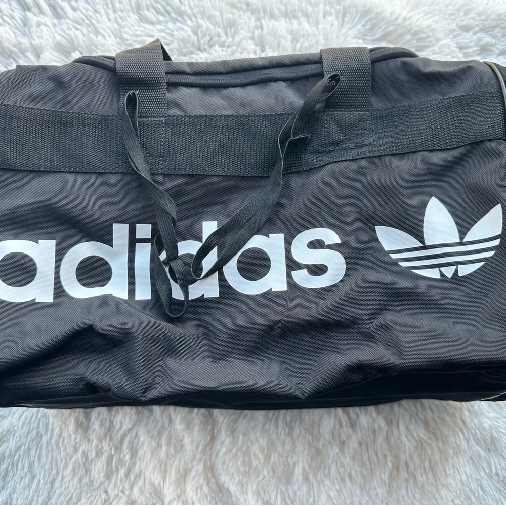 adidas Originals Black Santiago 2.0 Duffel Bag #CL5436